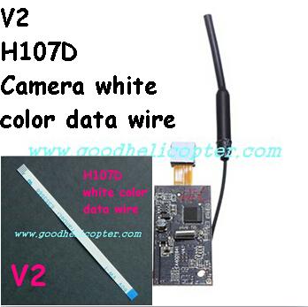 HUBSAN-X4-H107D Quadcopter parts H107D Camera components (V2-white color data wire)